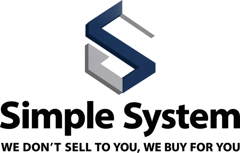 شعار Simple System — نحن لا نبيع لك، نحن نشتري لك